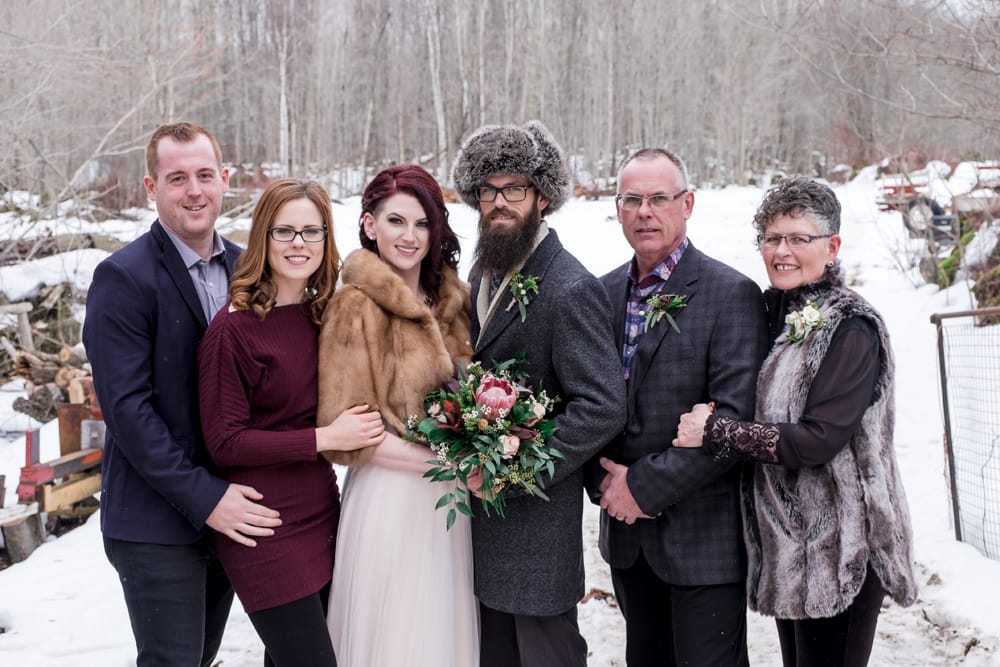 Winter Wedding by Candra Schank Photography. Grey Bruce Wedding Photographer.