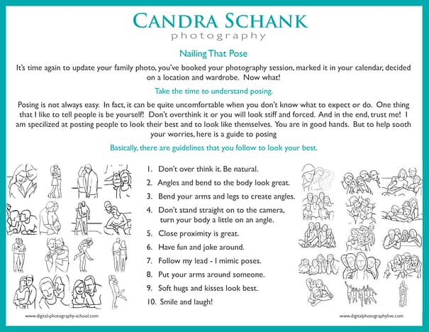 Portrait Posing Guide - portraits by Candra Schank Photography in Owen Sound Ontario